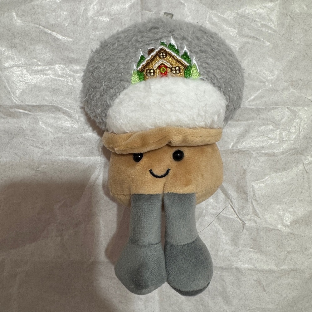 Cozy Plush Holiday Decoration Bag charm Keychain